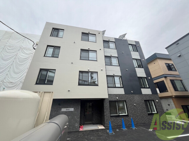 建物外観　札幌市西区宮の沢１条「仮称）宮の沢１－３　Ｂ棟」