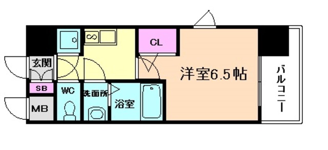レジュールアッシュ塚本IIの間取り写真