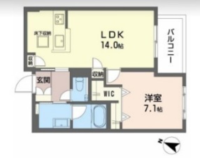 シャーメゾンシエロの間取り写真