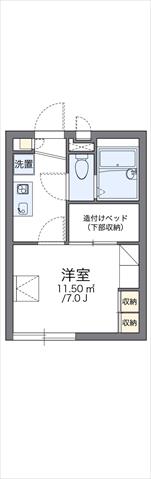レオパレス芳田の間取り写真
