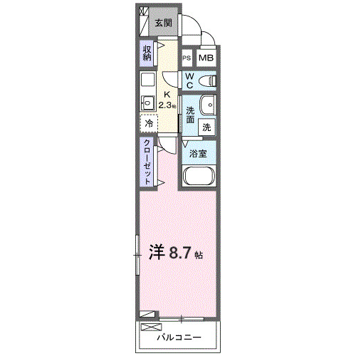 ボニータみのりの間取り写真