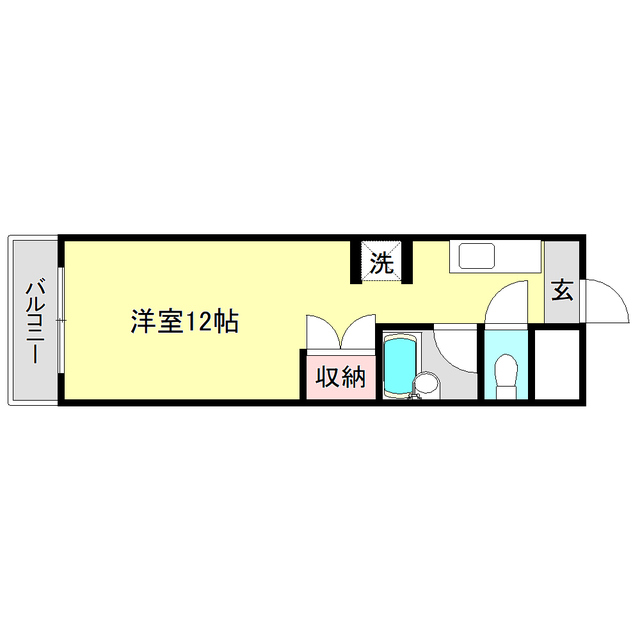 コーポ朝日VIの間取り写真