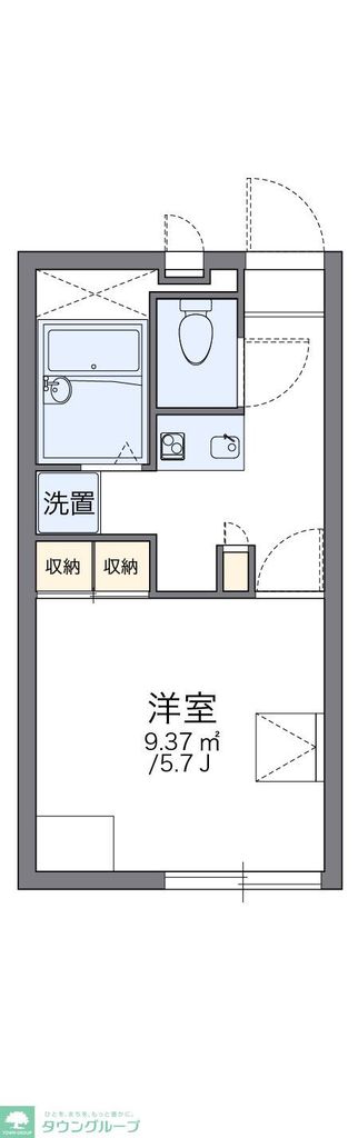 レオパレス南希望が丘の間取り写真