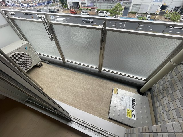 バルコニー　落ち着いた時間を過ごせるバルコニーです