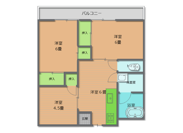 パル和光の間取り写真