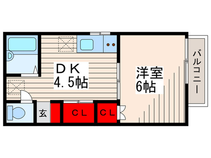 エピ-メロン西瑞江の間取り写真