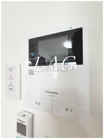 セキュリティ　モニター付きインターフォンです。