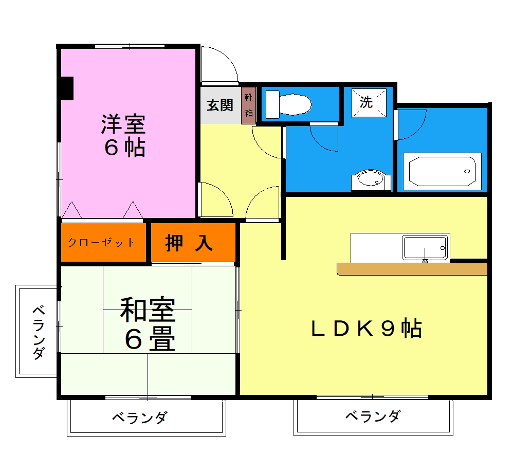 小楠パピヨンの間取り