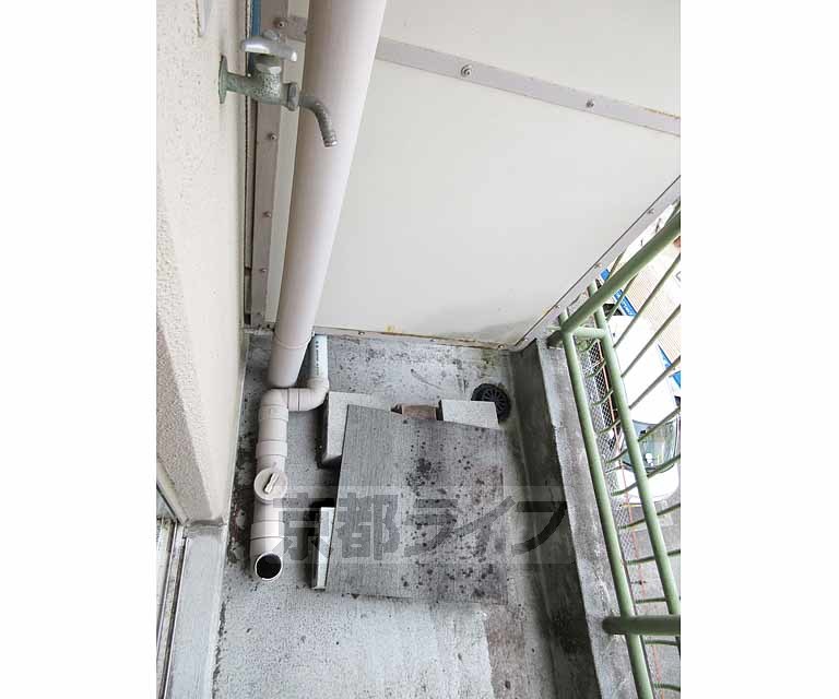 その他設備　ベランダに洗濯機置けます！