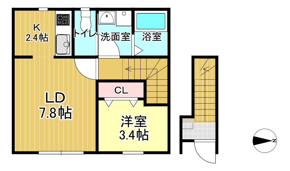 リレア新桜町の間取り