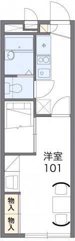 レオパレスロンシャンハイツの間取り