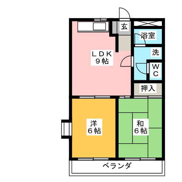 サンルミナスの間取り