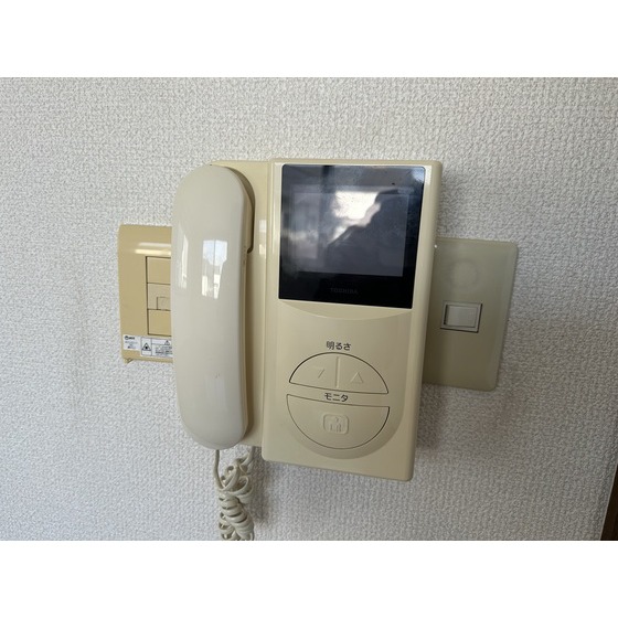 セキュリティ　テレビ付きモニターホンです。