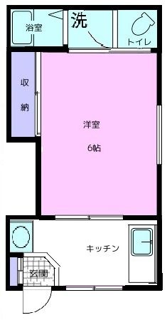 タチバナ荘第一の間取り