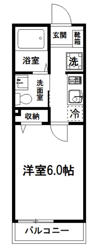 さいたま市見沼区堀崎町のアパートの間取り