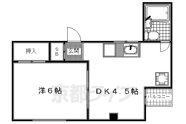 第２ヌヴェールハイツの間取り