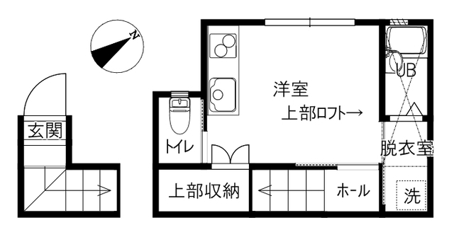 ＬＯＦＴ　Ｋ６の間取り