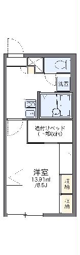 レオパレスエスペランサの間取り