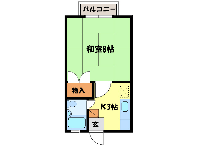 芙蓉ハイツ2の間取り