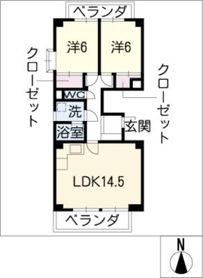 ピアネーズ東町の間取り