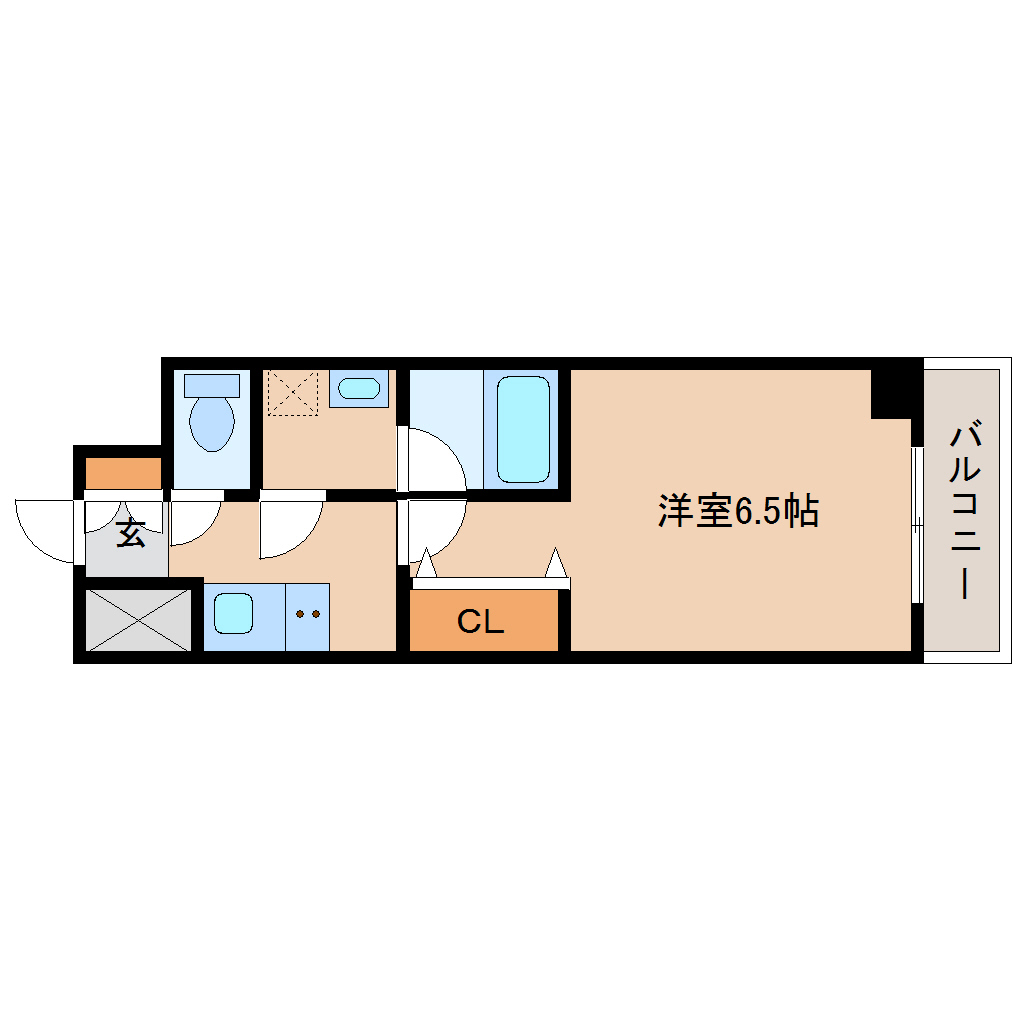 ブランTAT尼崎七松町1の間取り