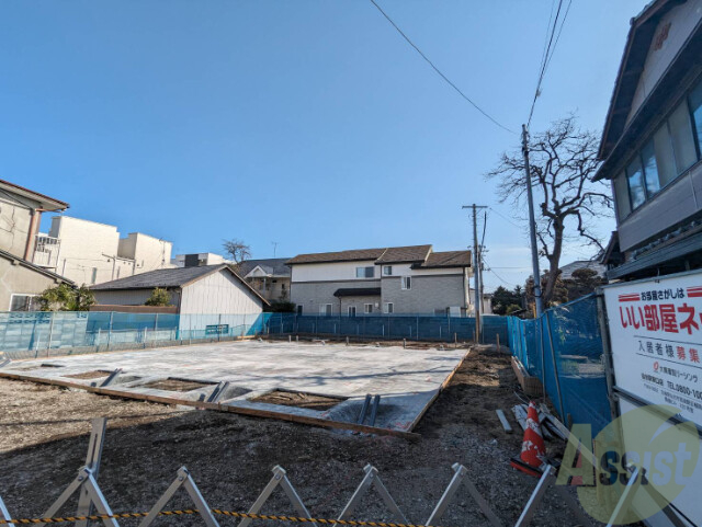 仙台市若林区裏柴田町のアパートの建物外観