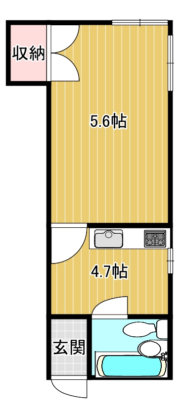 カーサ・金子の間取り