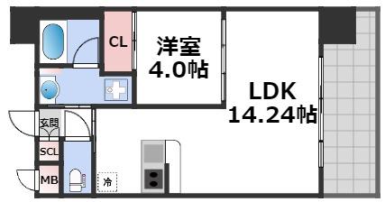 プレジオ大正の間取り