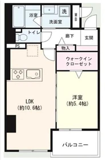 北区豊島のマンションの間取り