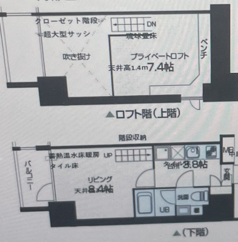 リセス大阪イーストの間取り写真