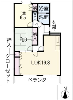 池田ハイツIIの間取り