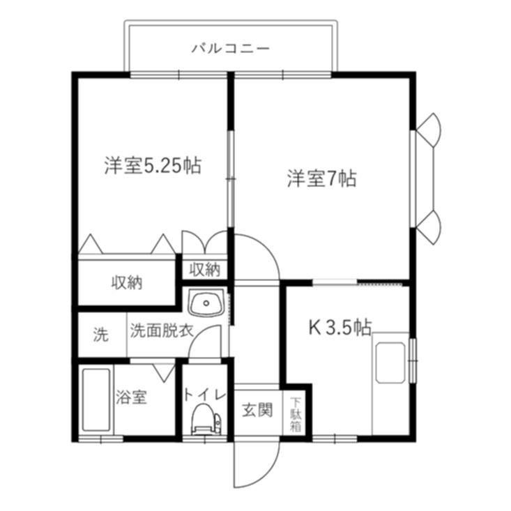 ソシアルハイツ石藤の間取り