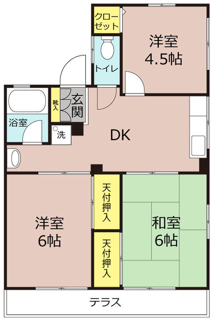 大網白里市駒込のアパートの間取り