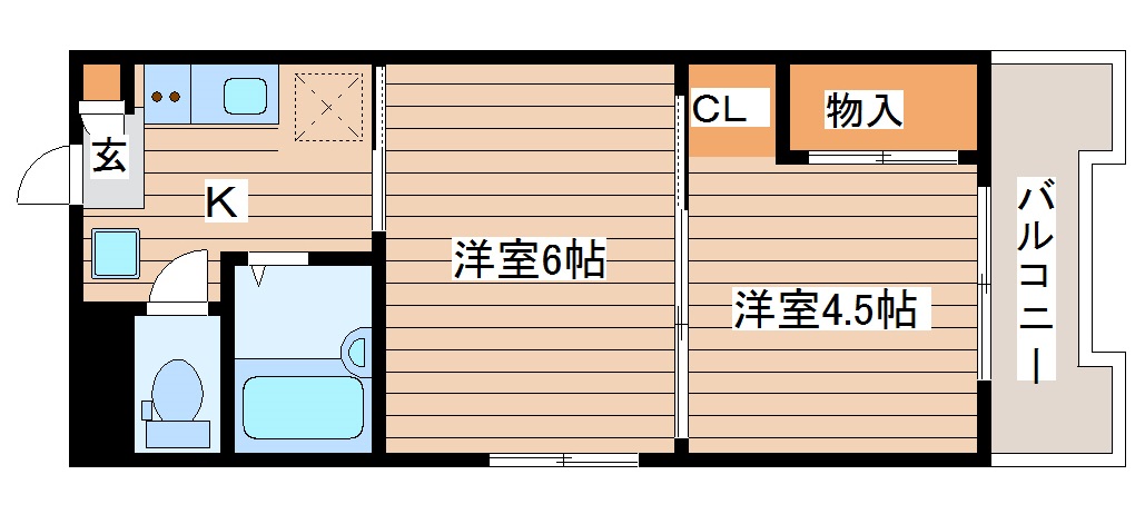 東仙台レジデンスの間取り