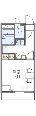 レオパレス南江口の間取り