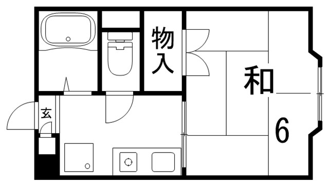 Ｔハイツの間取り