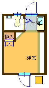 田中アパートの間取り