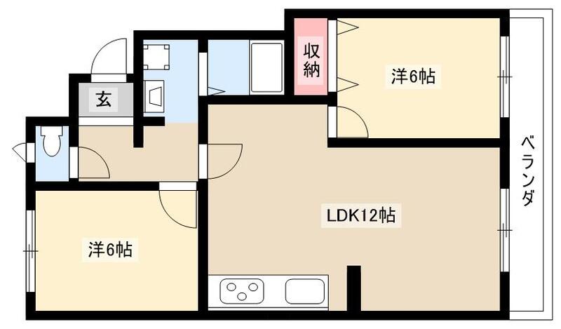 ミューズビンテージの間取り