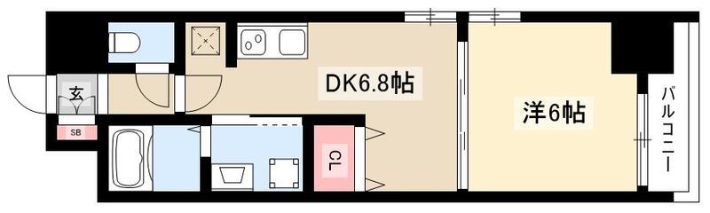 エステムプラザ名古屋駅前プライムタワーの間取り