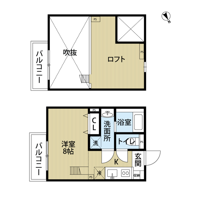 セジュール楠の間取り