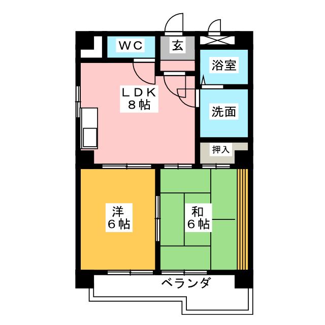 ハイツエレンシアの間取り