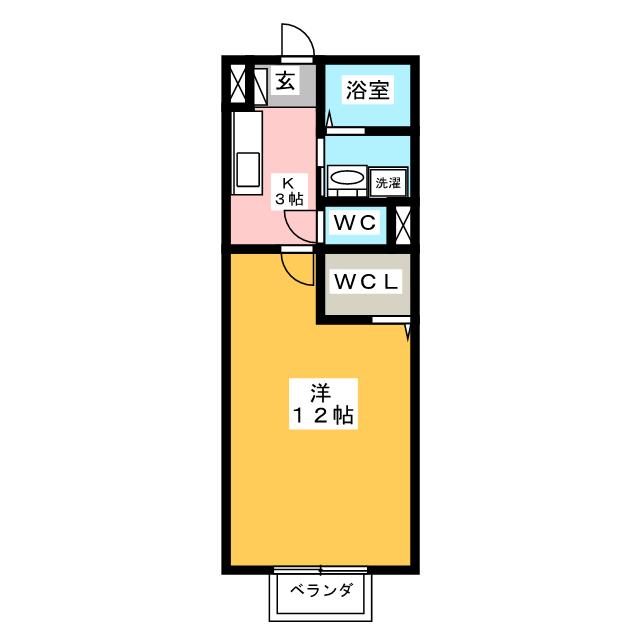 リベルテ月曜館の間取り