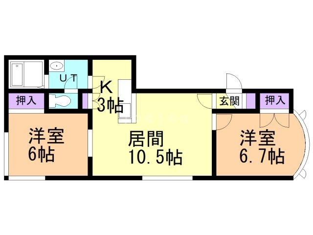 ムーンパレスIの間取り