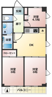 グリーンプラザ深川常盤の間取り