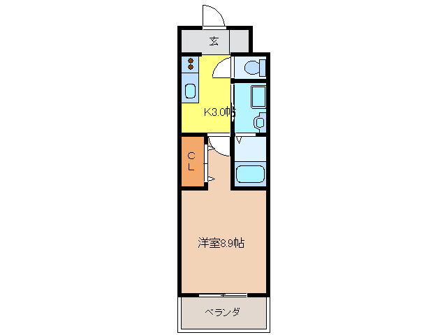 アヴァンセ　ナゴネの間取り