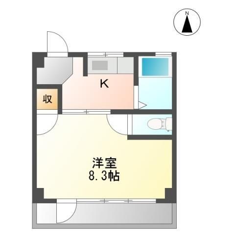 サンジェルマン富田町の間取り