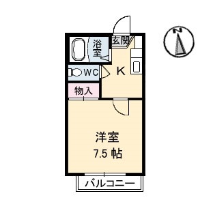 サニーヒルズAの間取り