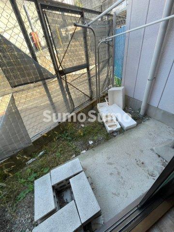 バルコニー　お庭も活用できます