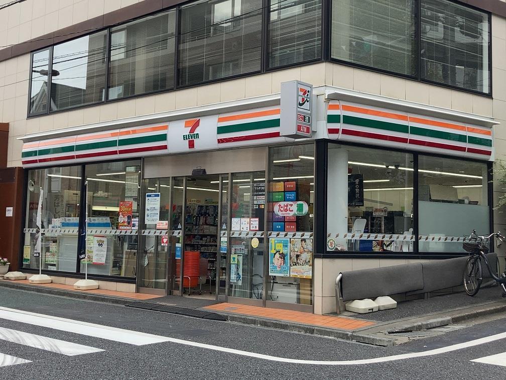 コンビニ　セブンイレブン新宿筑土八幡町店（コンビニ）まで87m