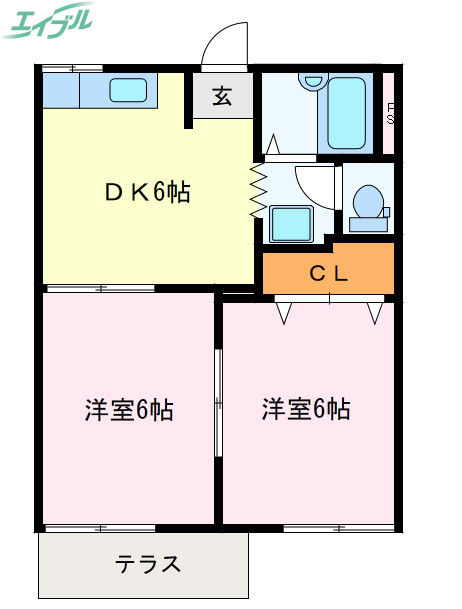 ヘルシーハイツの間取り